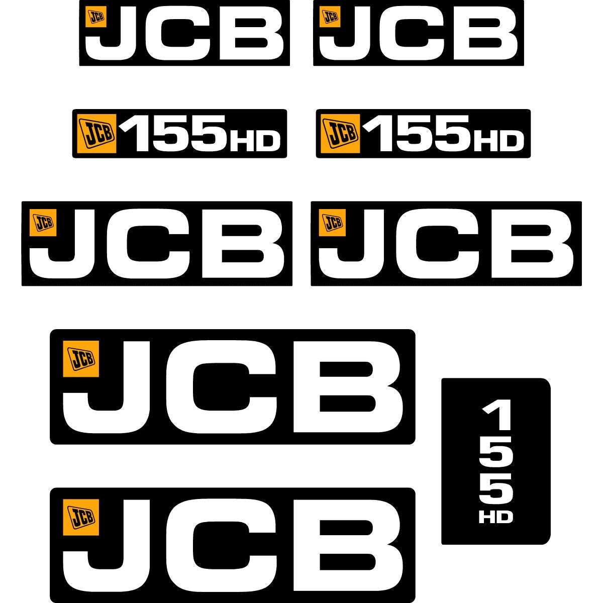 JCB 155 HD Decal Kit - Skid Steer