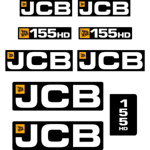 JCB 155 HD Decal Kit - Skid Steer