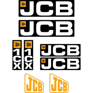 JCB 1CX Decal Kit - Backhoe