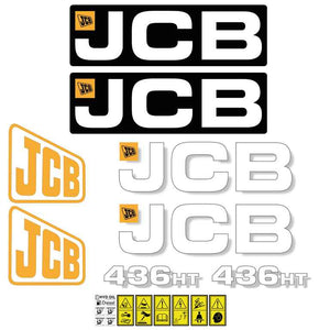 JCB 436 HT Decal Kit - Wheel Loader
