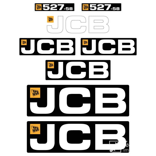 JCB 527-58 Decal Kit - Telehandler