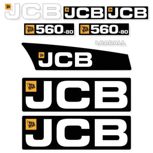 JCB 560-80 Decal Kit - Telehandler