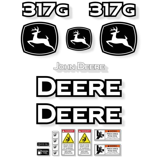 Deere 317G Decal Kit - Skid Steer Tracked