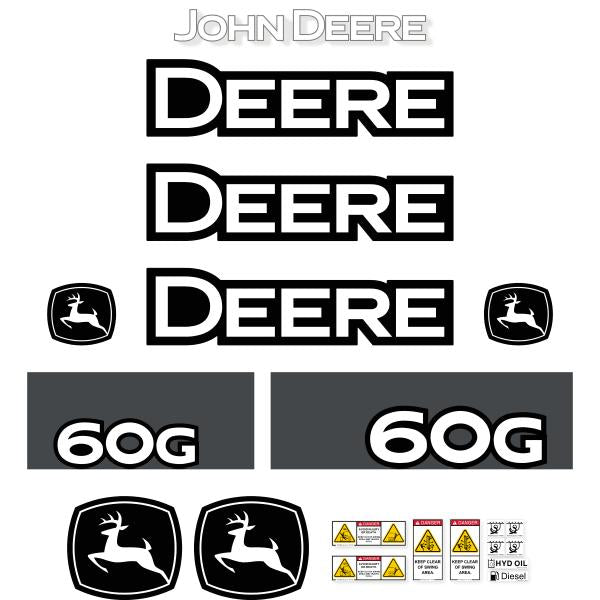 Deere 60G Decal Kit - Excavator