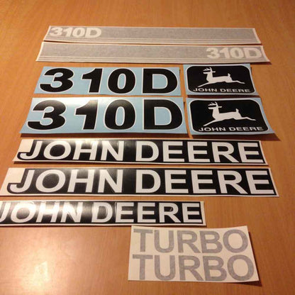 John Deere 310D Decal Sticker Set