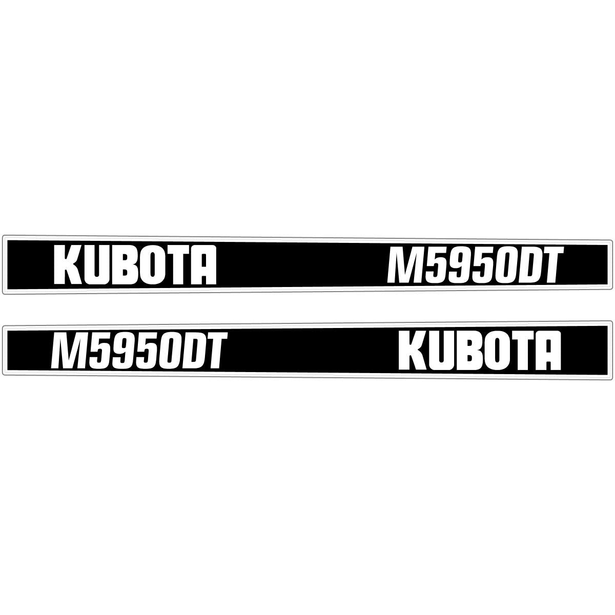 Kubota M5950DT Decal Kit - Tractor