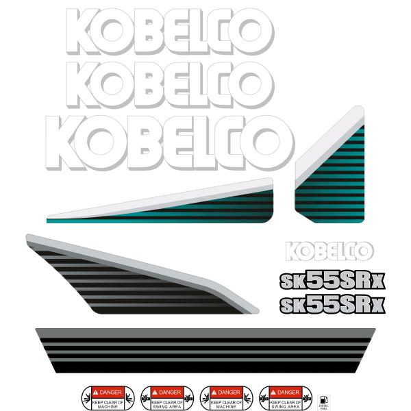 Kobelco SK55SRX-6 Decals - Mini Excavator