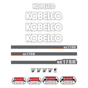 Kobelco SK17SR-3 Decals - Mini Excavator