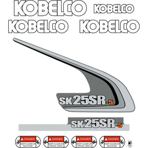 Kobelco SK25SR-5 Decals - Mini Excavator
