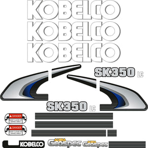 Kobelco SK350LC-8 Decal Kit - Excavator