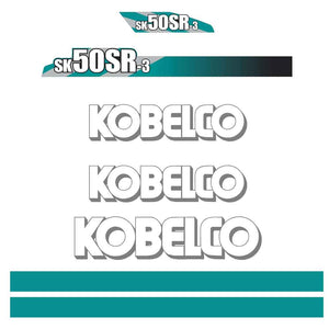 Kobelco SK50SR-3 Decals - Mini Excavator