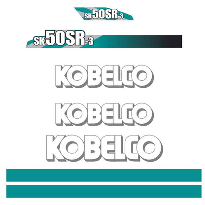 Kobelco SK50SR-3 Decals - Mini Excavator