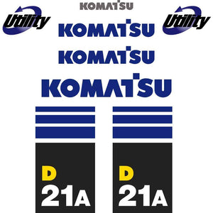 Komatsu D21A-8 Decals 