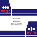 Komatsu WA120-1 Decals