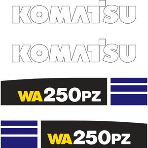 Komatsu WA250PZ-6 Decals