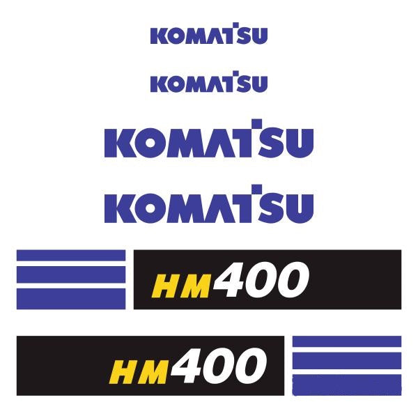 Komatsu HM400-5 Decal Kit - Dumper