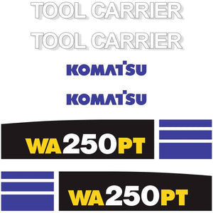 Komatsu WA250PT-5 Decal Kit - Wheel Loader