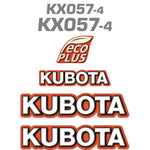 Kubota KX057-4 Decals