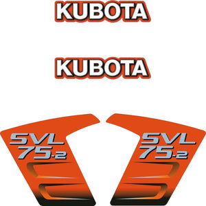 Kubota SVL75-2 Decal Kit - Skid Steer Tracked