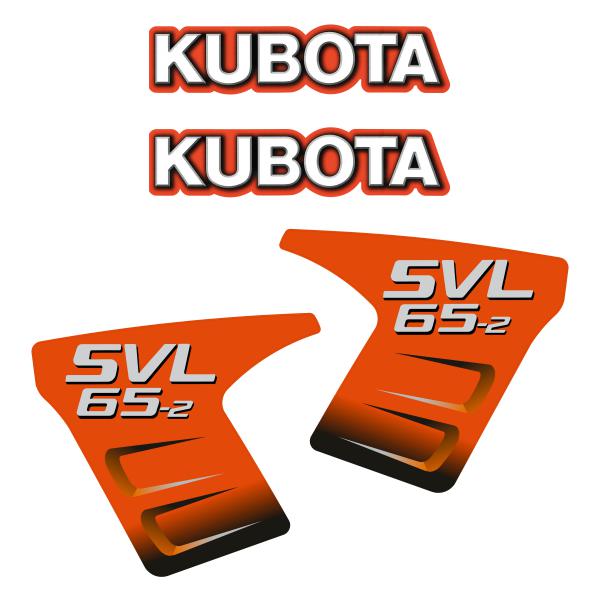Kubota SVL65-2 Decal Kit - Skid Steer Tracked