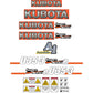 Kubota U35-3 Super Series 2 Decal Kit - Mini Excavator
