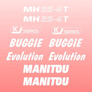Manitou MH25-4 T - Buggie Decal Kit - Forklift
