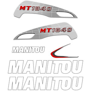 Manitou MT1840 Decal Kit - Telehandler