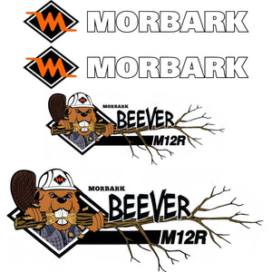 Morbark Beever M12R Decal Kit - Wood Chipper