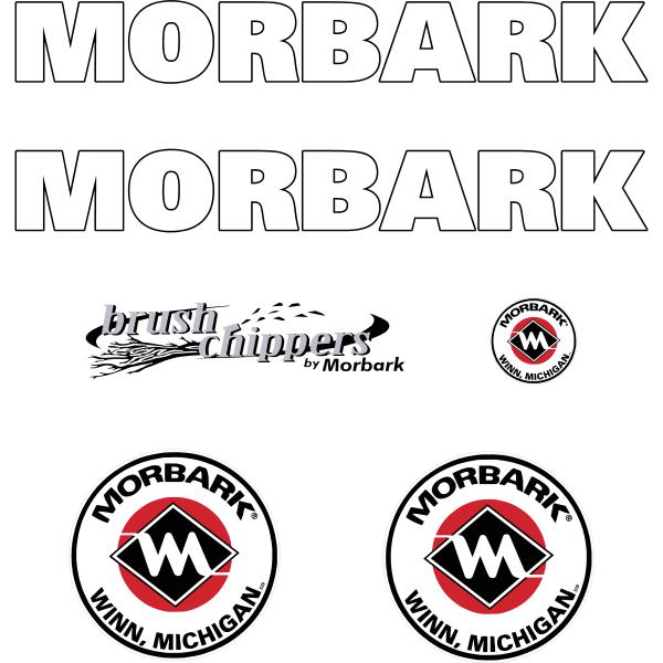 Morbark 290 Decal Kit - Wood Chipper