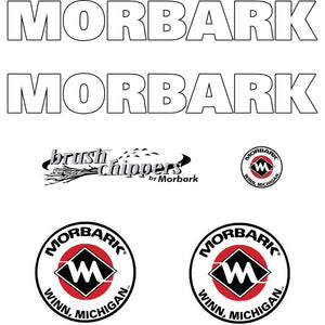 Morbark 290 Decal Kit - Wood Chipper