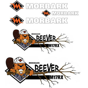 Morbark Beever M17RX Decal Kit - Wood Chipper