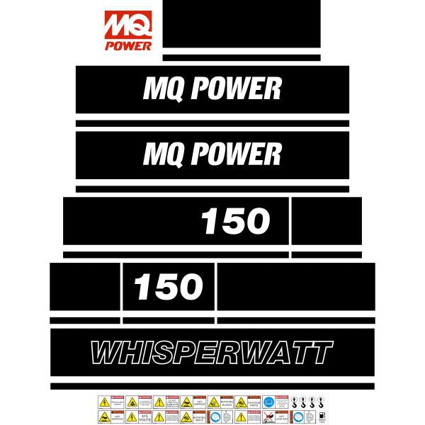 Multiquip DCA150 Decal Kit - Generator