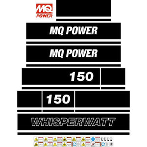 Multiquip DCA150 Decal Kit - Generator
