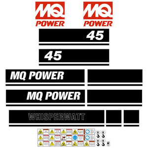 Multiquip DCA45 Decal Kit - Generator