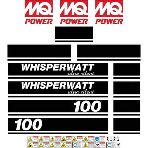 Multiquip DCA100 Decal Kit - Generator