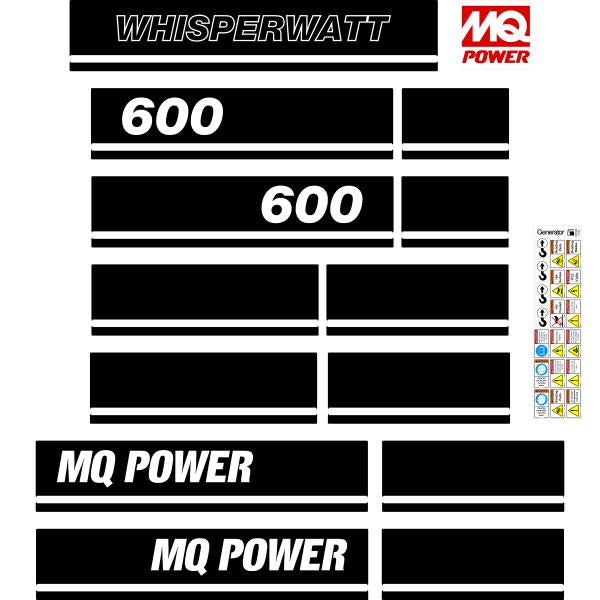 Multiquip DCA600 Decal Kit - Generator