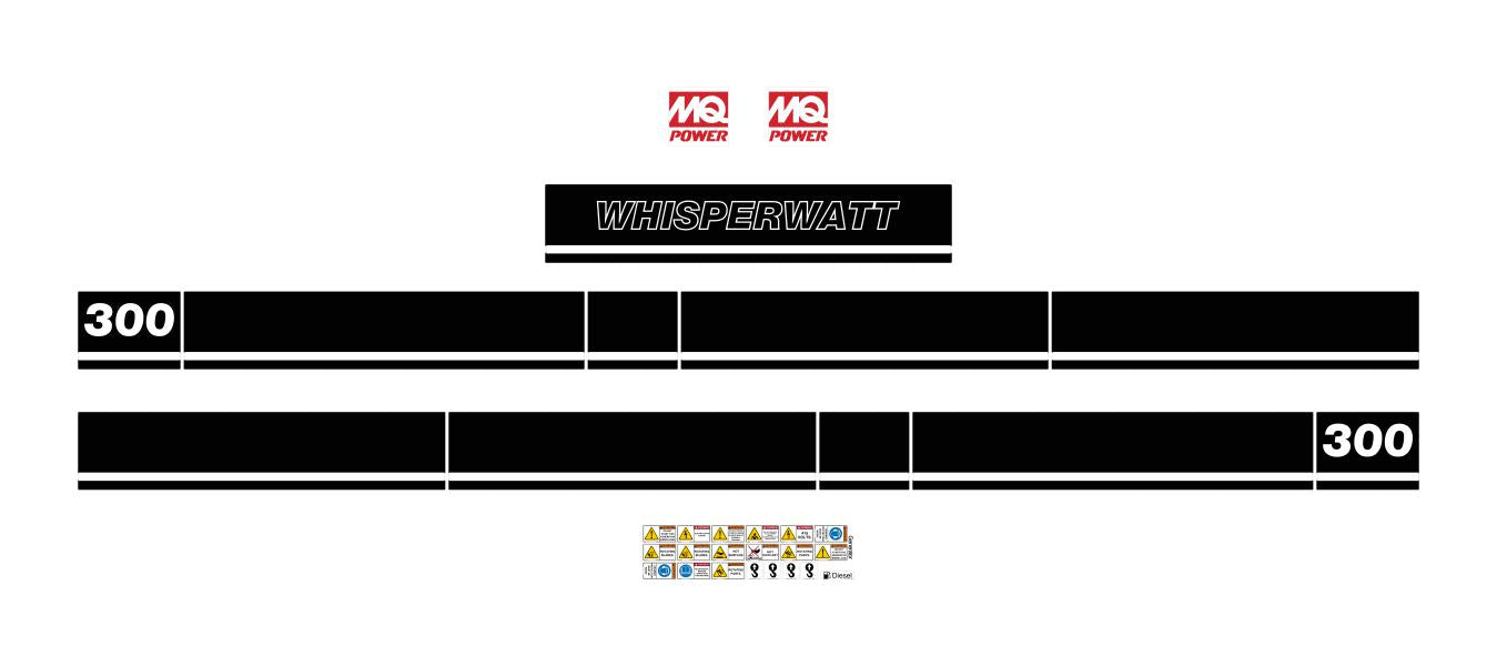 Multiquip MQP240 Decal Kit - Generator