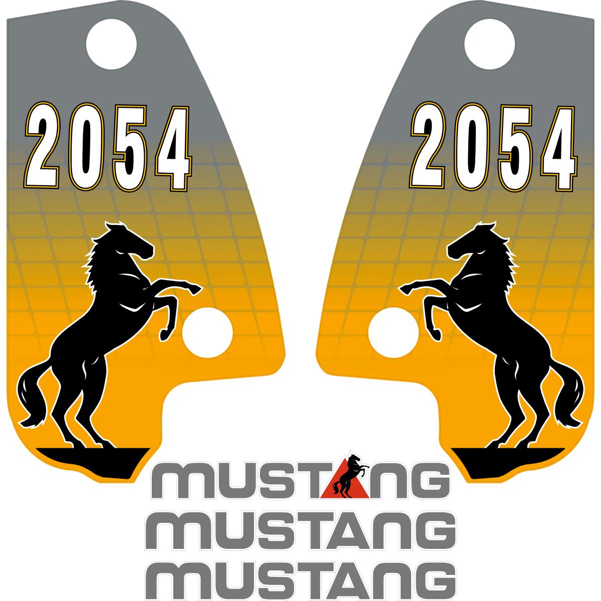 Mustang 2054 Decal Kit - Skid Steer
