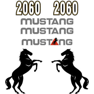 Mustang 2060 Decals Stickers Set