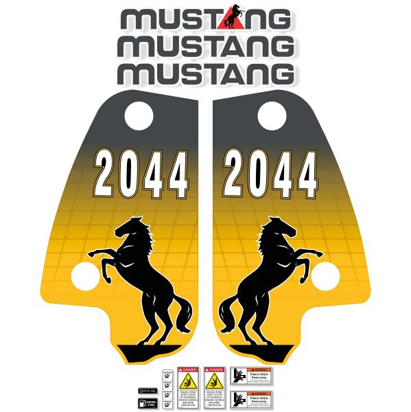 Mustang 2044 Decal Kit - Skid Steer