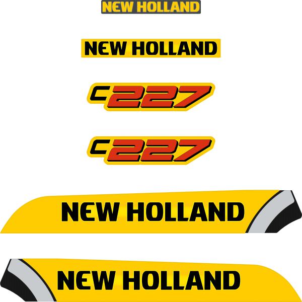 New Holland C227 Decal Kit - Skid Steer Tracked