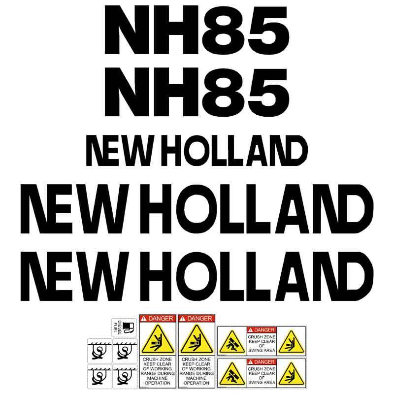 New Holland NH85 Decals Stickers