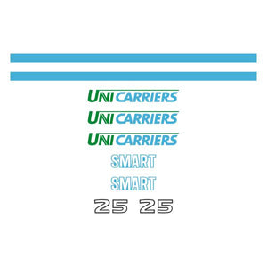 Nissan 25 Unicarriers Decal Kit - Forklift
