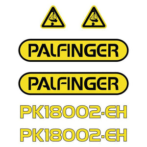 Palfinger PK18002 EH Decal Kit - Crane
