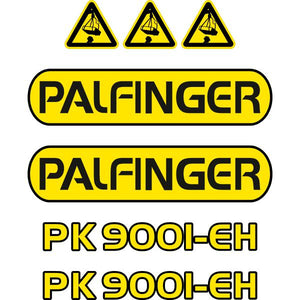 Palfinger PK9001 Decal Kit - Crane