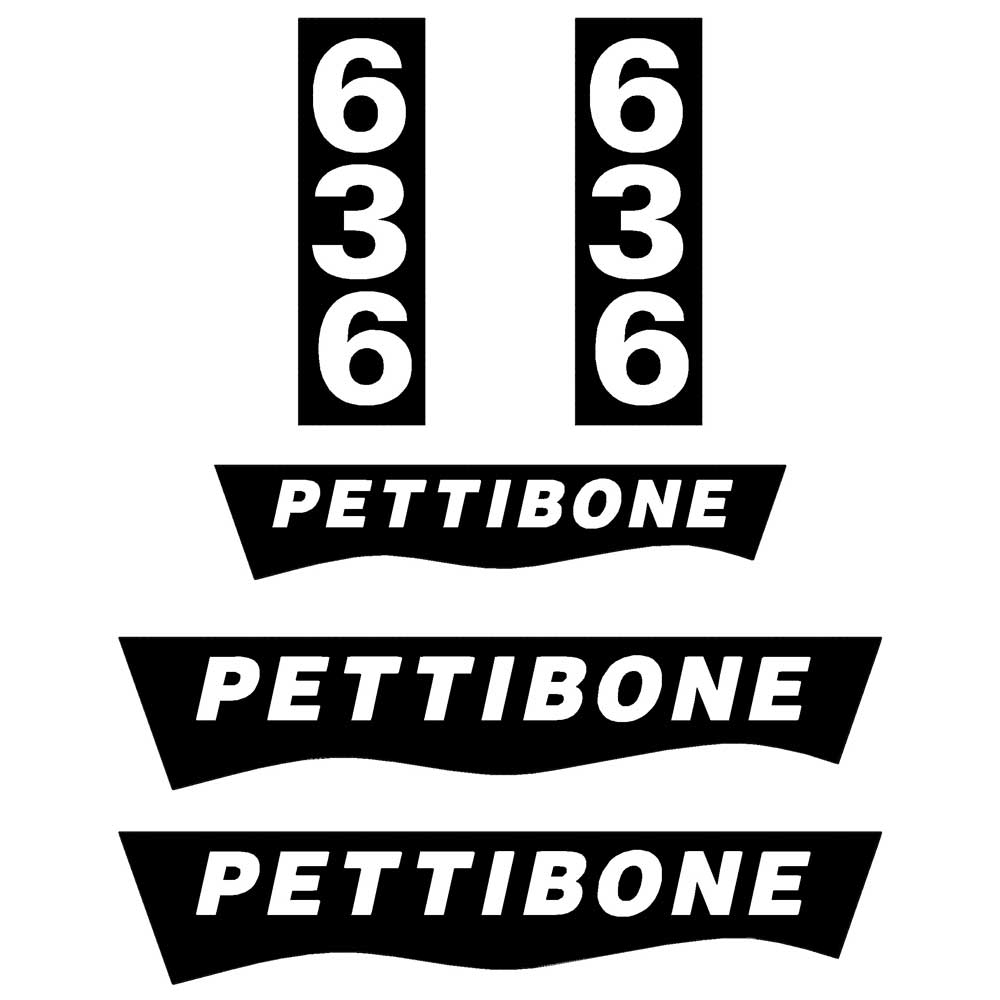 Pettibone 632 Decal Kit - Telehandler