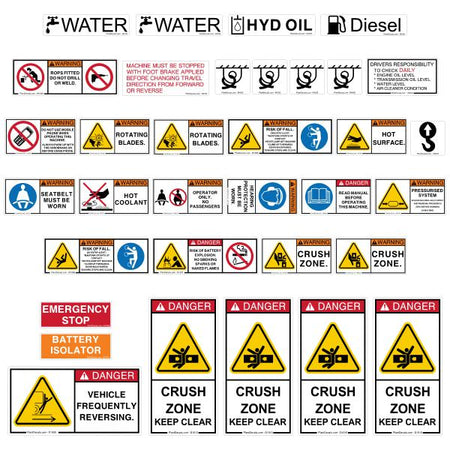 Equip Decals | OEM Quality Machinery & Safety Decal Kits Since 2003