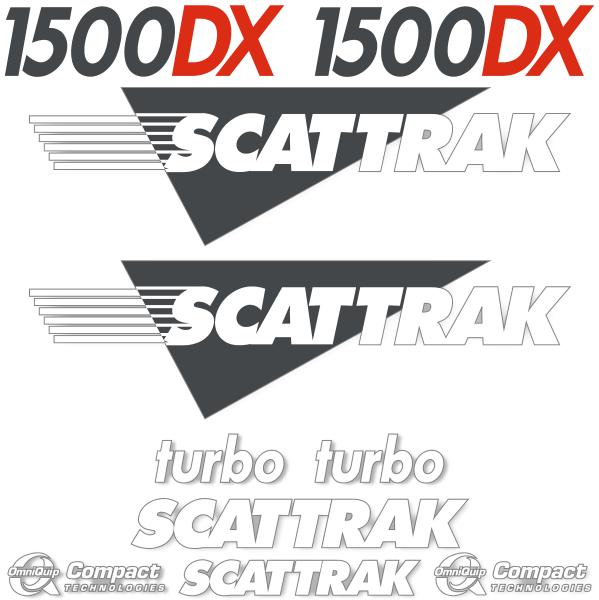 Scat Trak 1500DX Decal Kit - Skid Steer