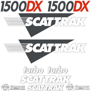 Scat Trak 1500DX Decal Kit - Skid Steer