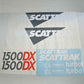 Scat Trak 1500DX Decal Sticker Set